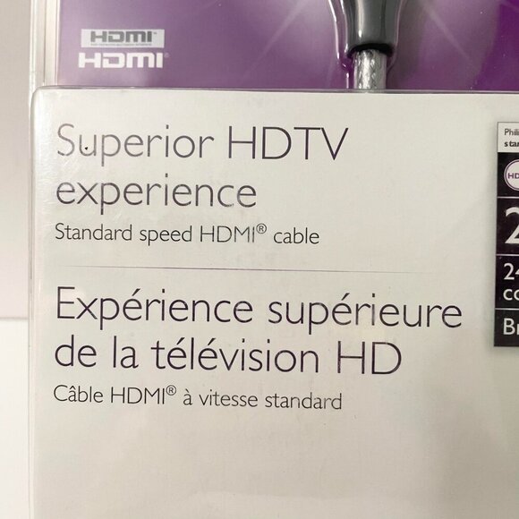 Philips HDMI Cable 25ft. Superior Hi-Definition TV - Picture 2 of 11